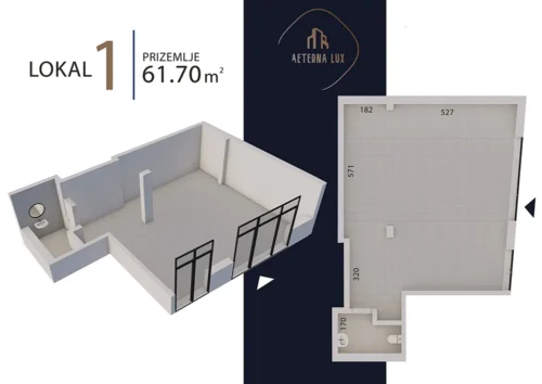 Lokal 1 - Aeterna Lux Invest - Temerinski put 51